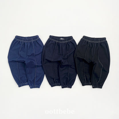 [PRE-ORDER] Indigo Span Pin-Tuck Pants
