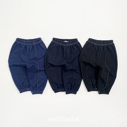 [PRE-ORDER] Indigo Span Pin-Tuck Pants