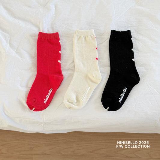[PRE-ORDER] Basic Heart Cok Socks Set