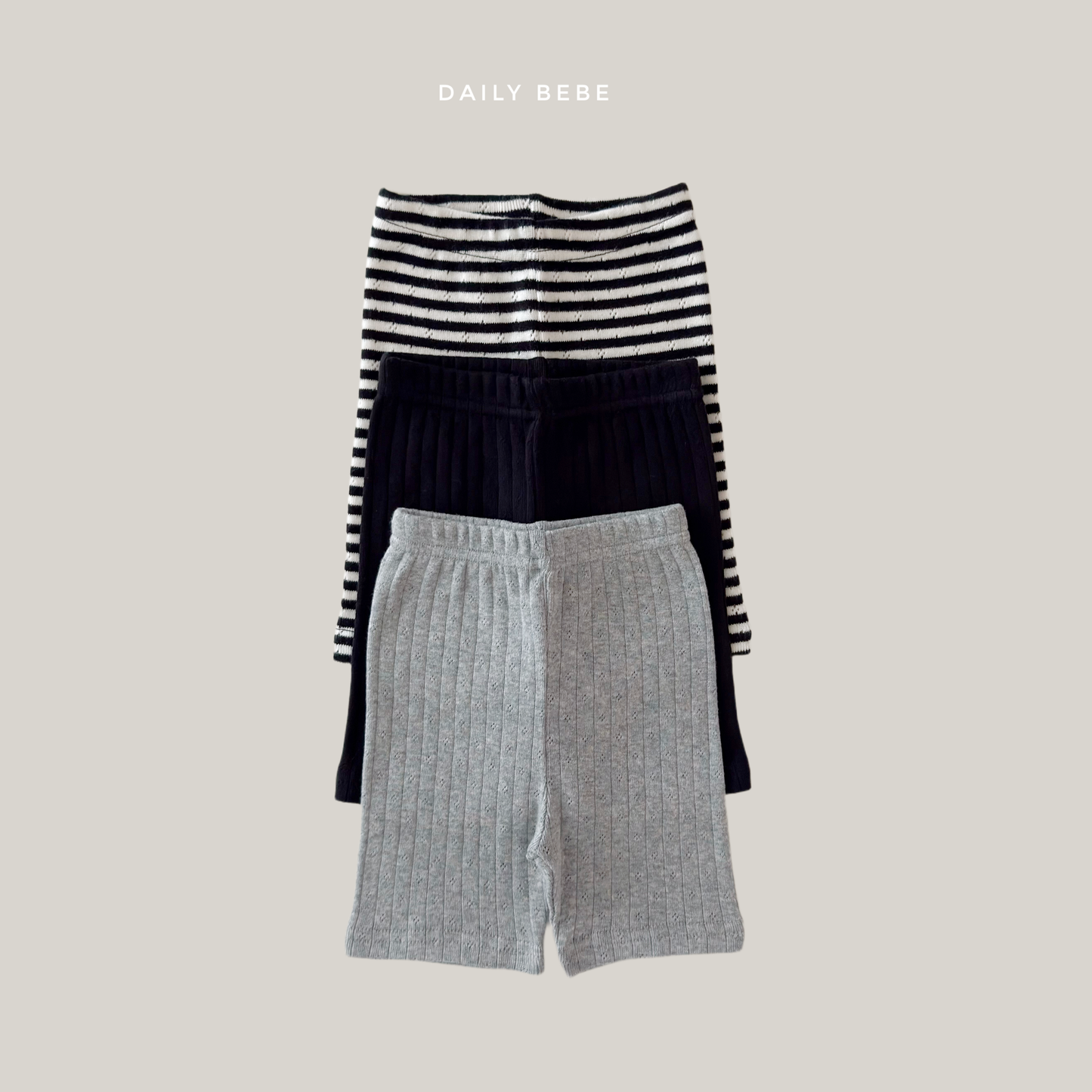 [PRE-ORDER] Eyelet Half Leggings