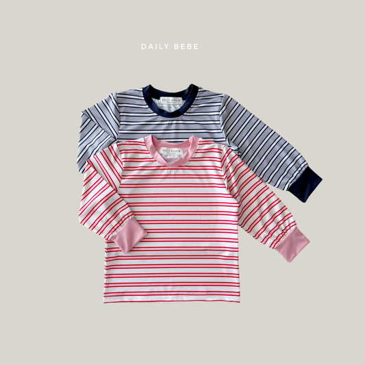[PRE-ORDER] Stripe Rash Guard T-Shirts (Mom Couple)