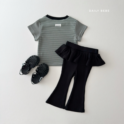 [PRE-ORDER] Boot-Cut Frill Pants