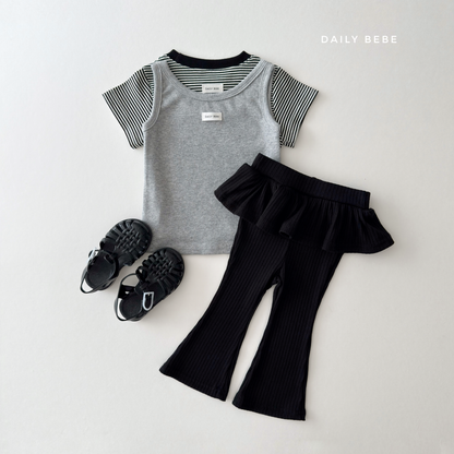 [PRE-ORDER] Boot-Cut Frill Pants