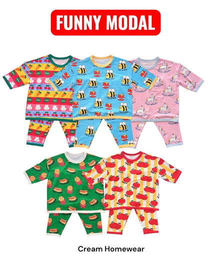 Funny Modal Home Wear Set