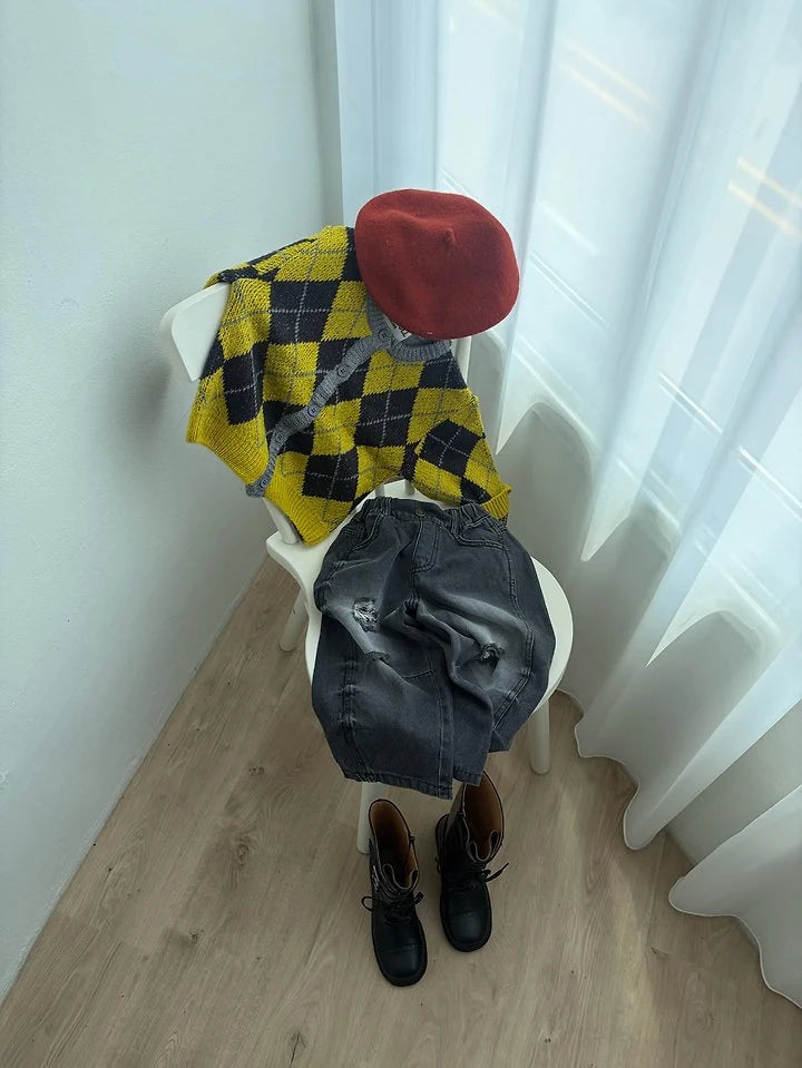 [PRE-ORDER] Dart Wide Denim Pants (Mom Couple)