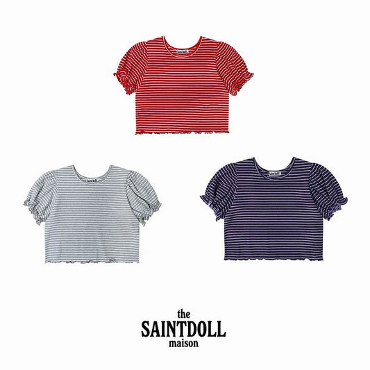 [PRE-ORDER] Stripe Frill T-Shirts