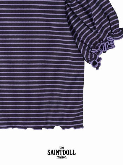 [PRE-ORDER] Stripe Frill T-Shirts