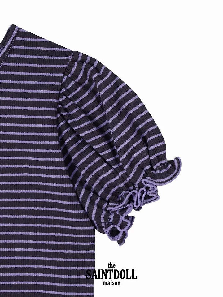 [PRE-ORDER] Stripe Frill T-Shirts