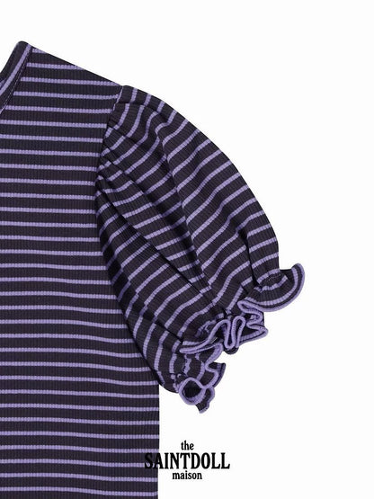[PRE-ORDER] Stripe Frill T-Shirts