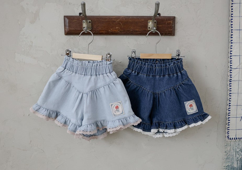 [PRE-ORDER] Rose Denim Shorts