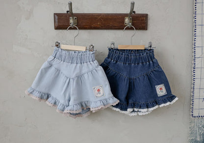 [PRE-ORDER] Rose Denim Shorts