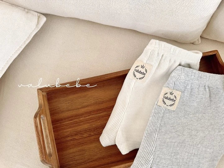 Crople Waffle Shorts [White Melange/6m]