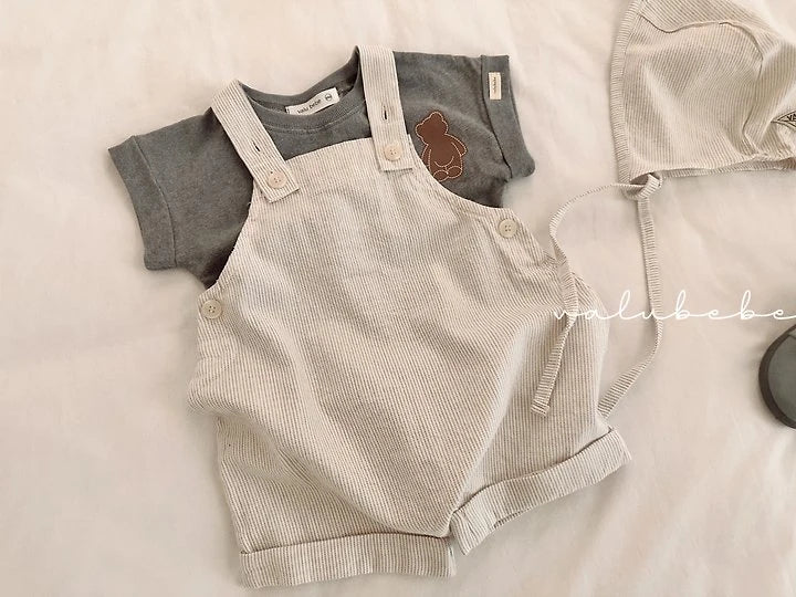 Veluti Roll-Up T-Shirts [Charcoal Grey/12m]