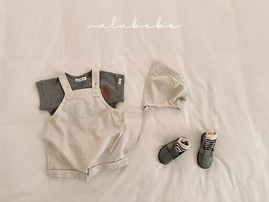 Hawk Suspender Pants [Beige Stripe/18m]