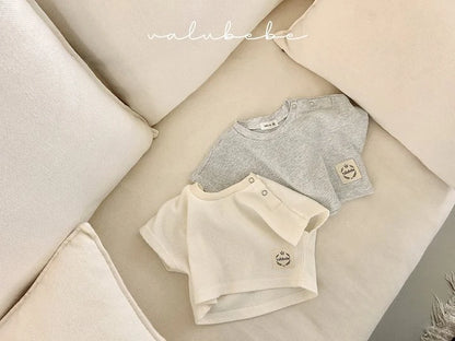 Crople Drop T-Shirts [White Melange/6m]