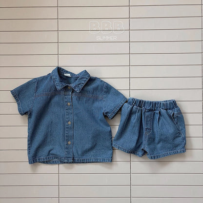 [PRE-ORDER] Together Denim Top Bottom Set