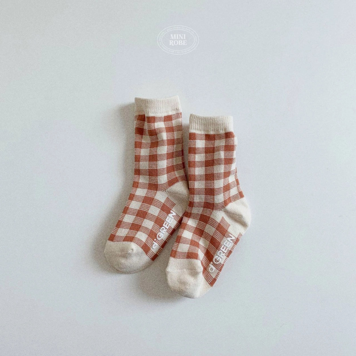 [PRE-ORDER] Natural Check Socks Set