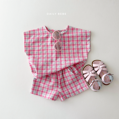 [PRE-ORDER] Check Cool Top Bottom Set