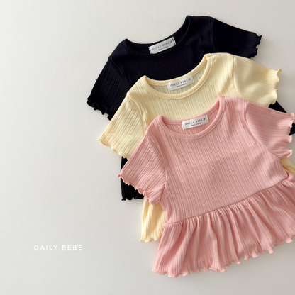 [PRE-ORDER] Frill Pleats Top Bottom Set