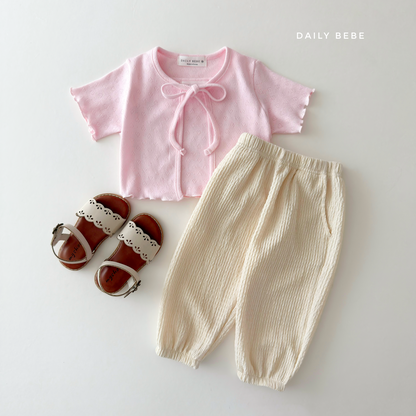 [PRE-ORDER] Eyelet Tank Top + Cardigan Set