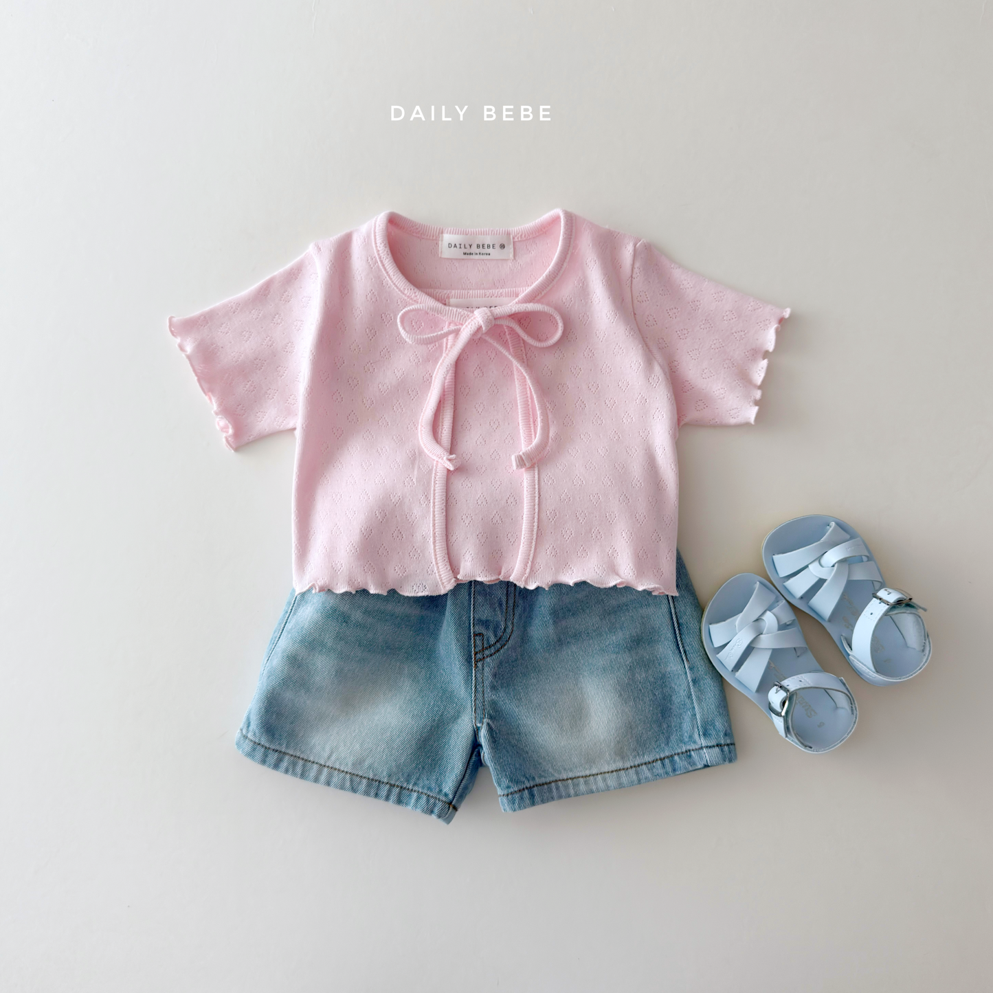 [PRE-ORDER] Eyelet Tank Top + Cardigan Set