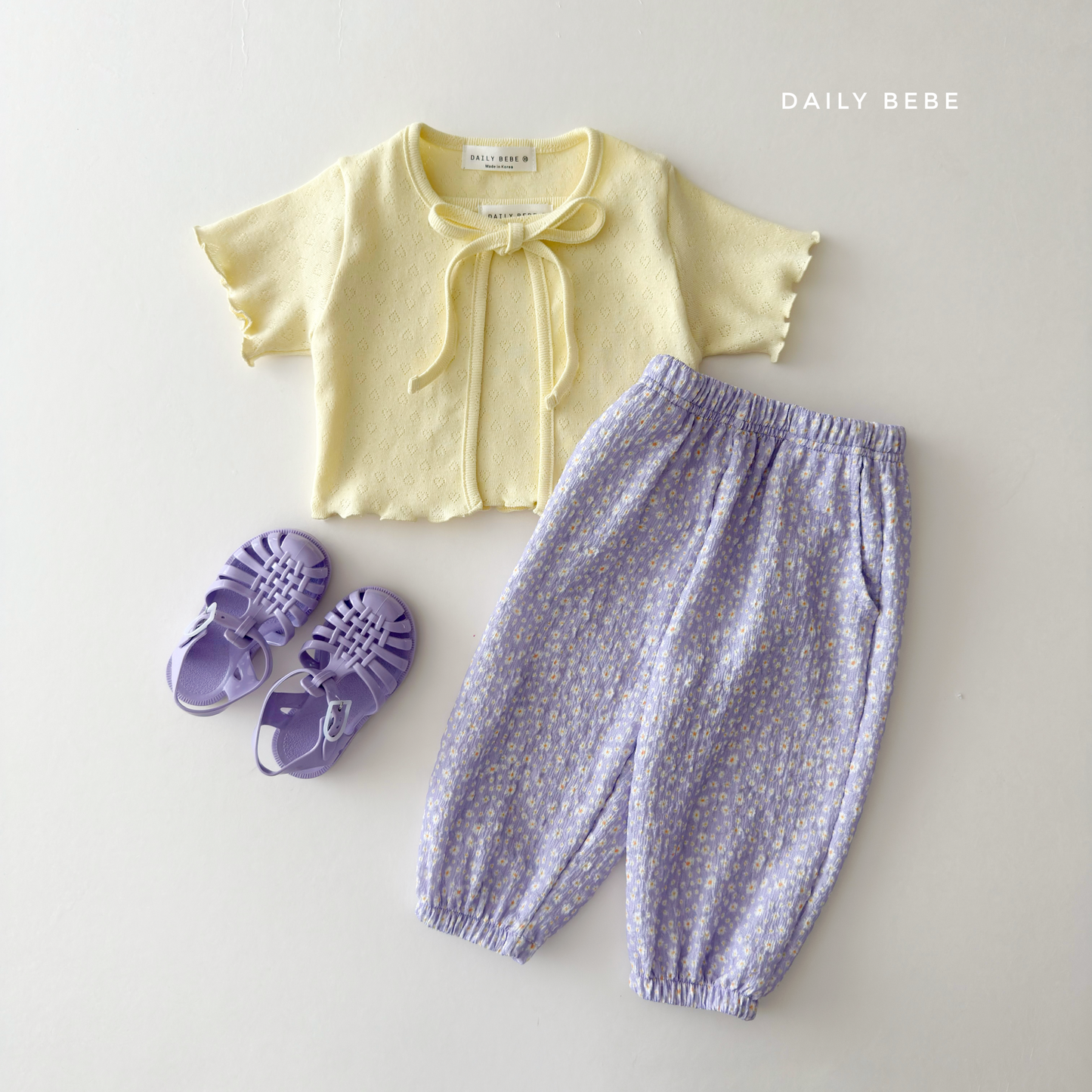 [PRE-ORDER] Eyelet Tank Top + Cardigan Set
