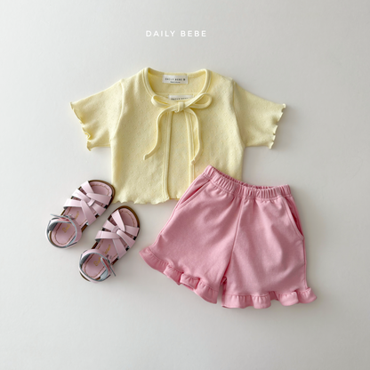 [PRE-ORDER] Eyelet Tank Top + Cardigan Set