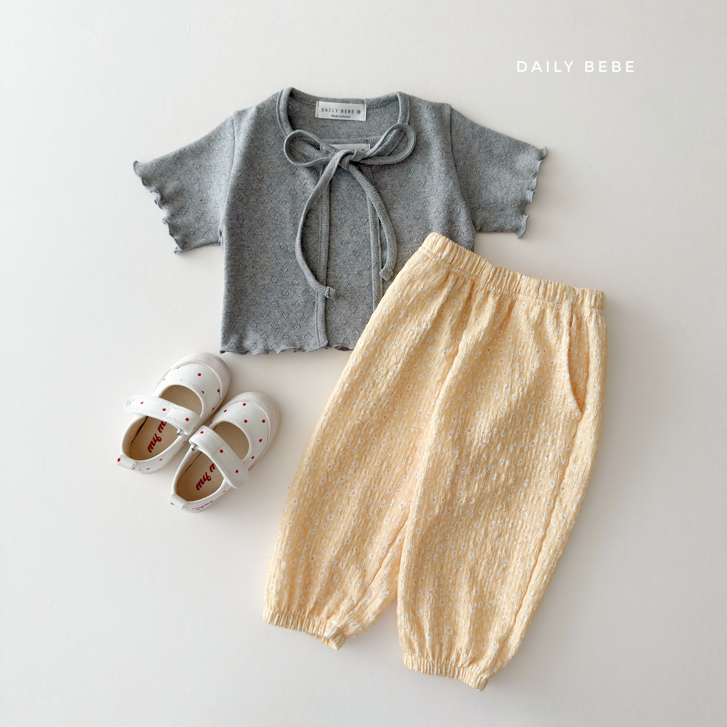 [PRE-ORDER] Eyelet Tank Top + Cardigan Set