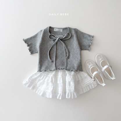 [PRE-ORDER] Eyelet Tank Top + Cardigan Set