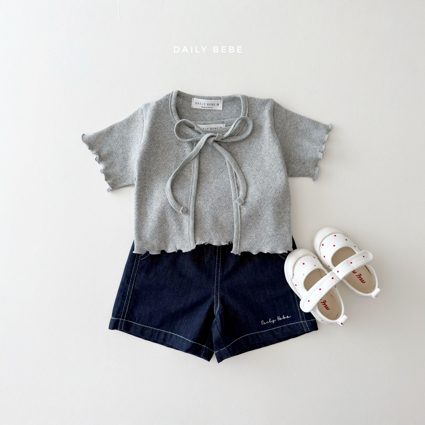 [PRE-ORDER] Eyelet Tank Top + Cardigan Set