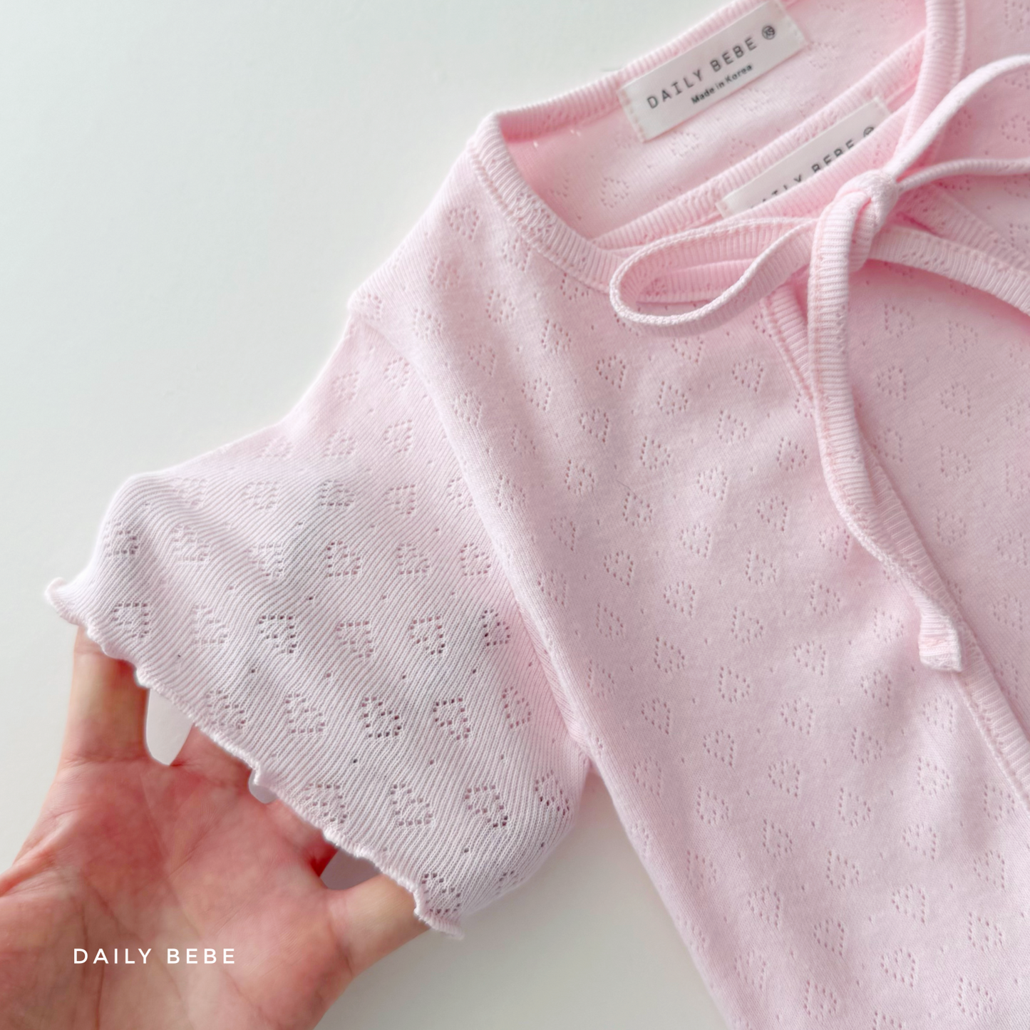 [PRE-ORDER] Eyelet Tank Top + Cardigan Set