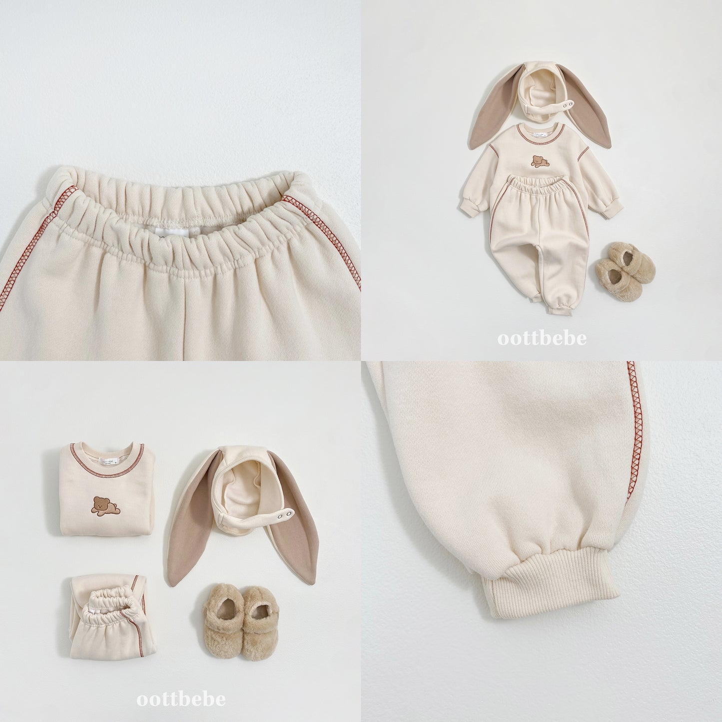 [PRE-ORDER] Zzz Bear Top Bottom Set