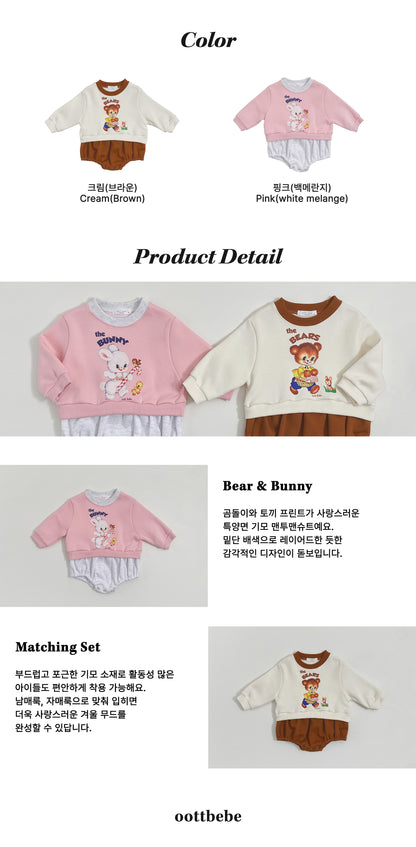 [PRE-ORDER] Bear Bunny Body Suit