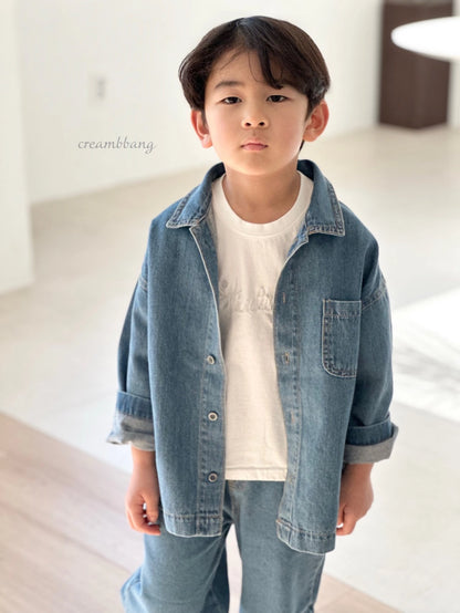 Eagles Denim Shirts [L(4-5yr)]