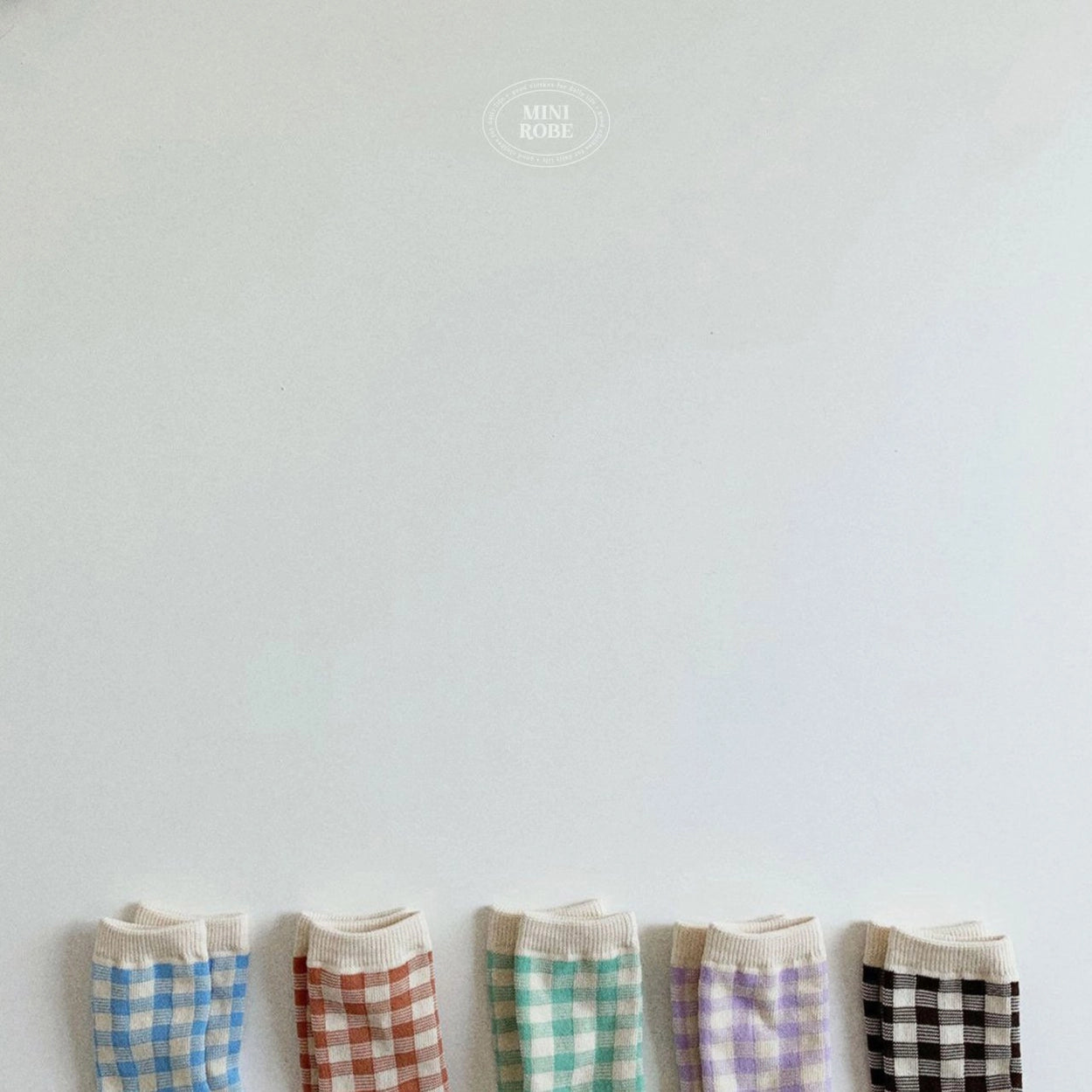 [PRE-ORDER] Natural Check Socks Set