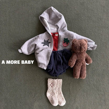 [PRE-ORDER] Strawberry Star Hoodie Jacket