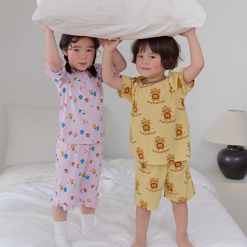 Flip Poly Ribbed Home Wear Set