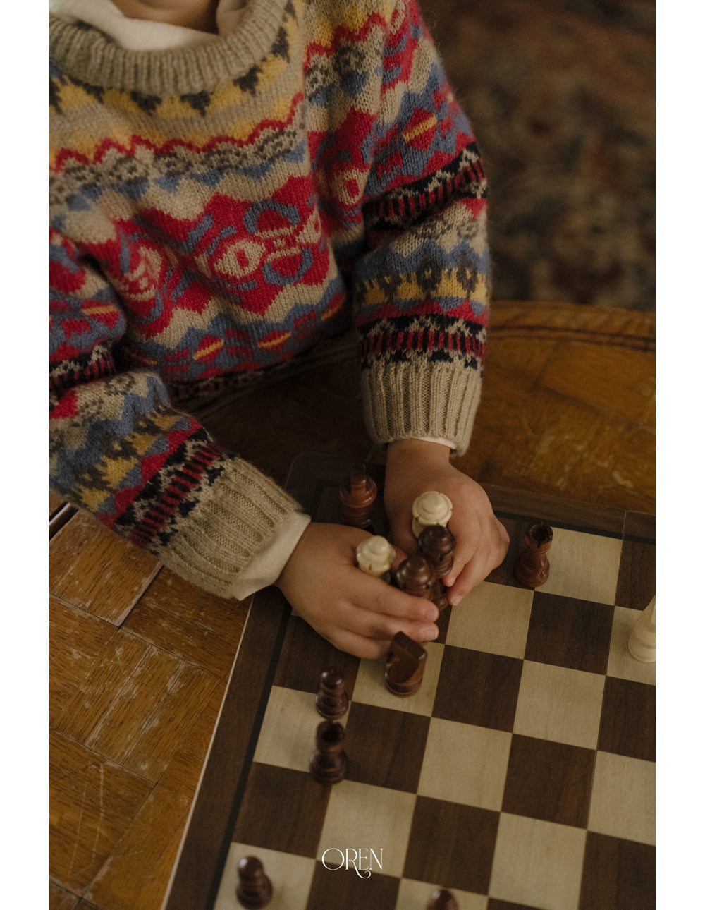 [PRE-ORDER] Adeline Multi Wool Sweater Top (Mom Couple)
