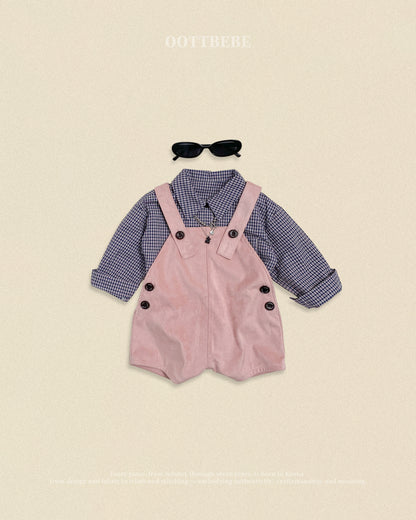 [PRE-ORDER] Cappuccino Check Shirts (Mom Couple)