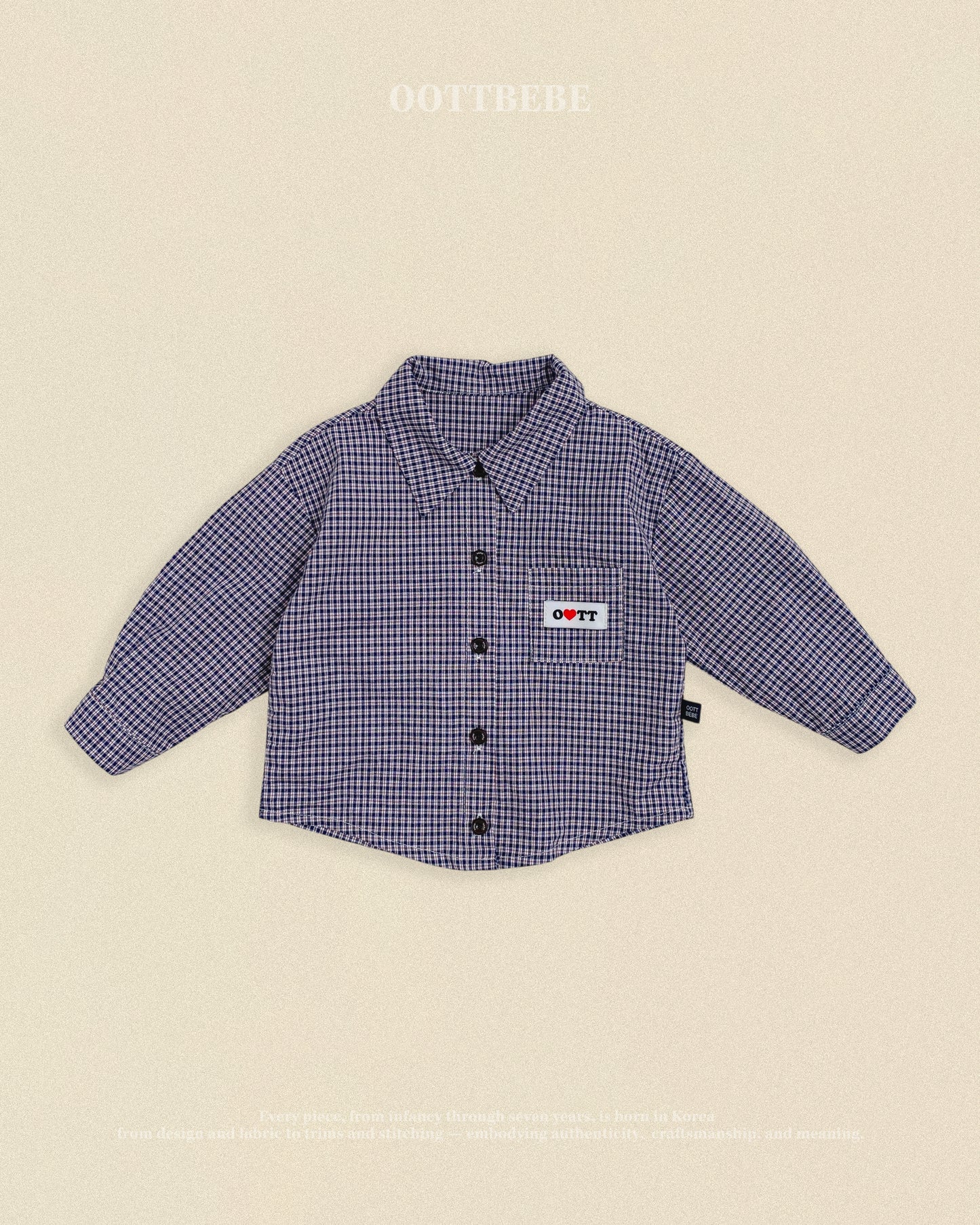 [PRE-ORDER] Cappuccino Check Shirts (Mom Couple)