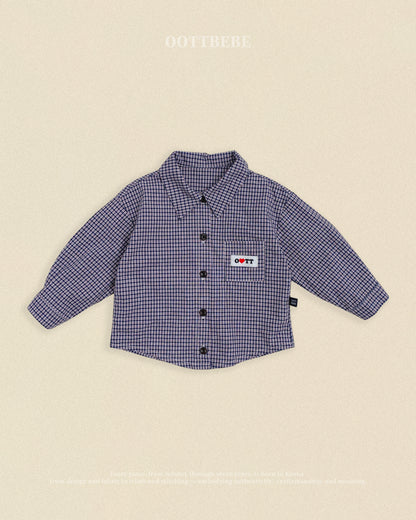 [PRE-ORDER] Cappuccino Check Shirts (Mom Couple)