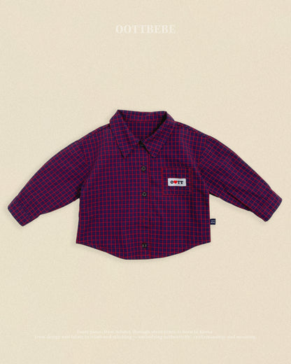 [PRE-ORDER] Cappuccino Check Shirts (Mom Couple)