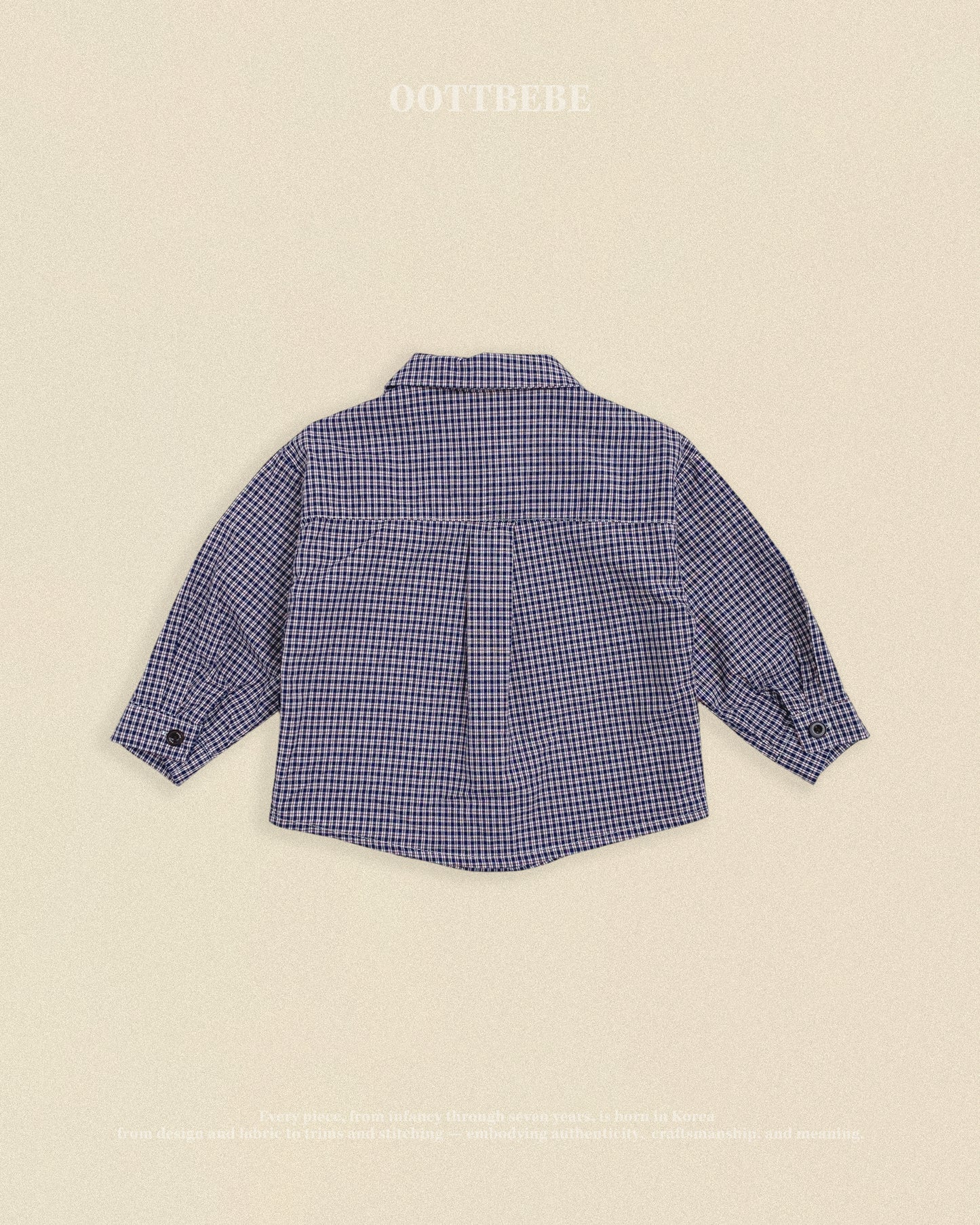 [PRE-ORDER] Cappuccino Check Shirts (Mom Couple)