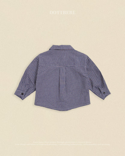 [PRE-ORDER] Cappuccino Check Shirts (Mom Couple)