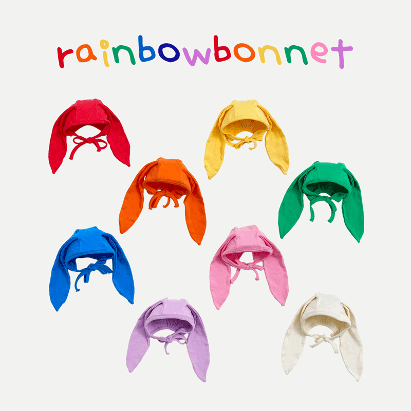 [PRE-ORDER] Rainbow Rabbit Bonnet