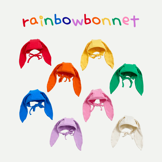 [PRE-ORDER] Rainbow Rabbit Bonnet