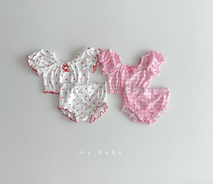 [PRE-ORDER] Frill Bikini Top Bottom Hat Set