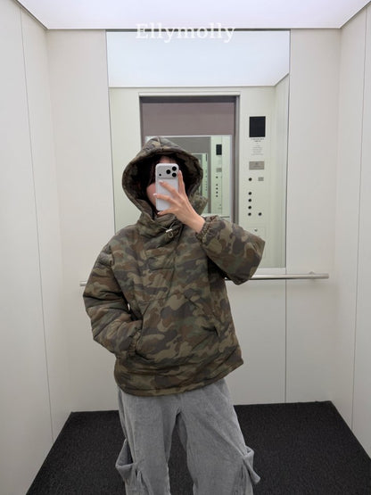 [PRE-ORDER] Camo Padded Hoodie Sweatshirts