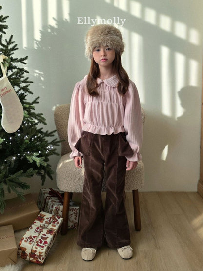 [PRE-ORDER] Sally Peach Boot-Cut Pants