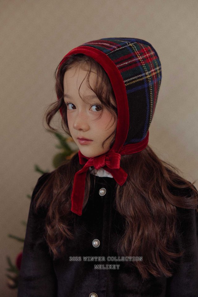 [PRE-ORDER] Christmas Check Bonnet
